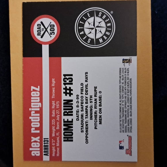 Topps Baseball Trading Card - Picture 2 of 2